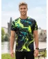 Männer funktionaler T -Shirt Premium ALTISPORT VOJ/ALM071TR01 MARINE-GELB