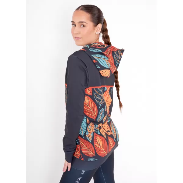  Frauen -Sweatshirt bei Reißverschlussprämie ALTISPORT VOJ/ALW061MI02 ORANGE/BLAU 