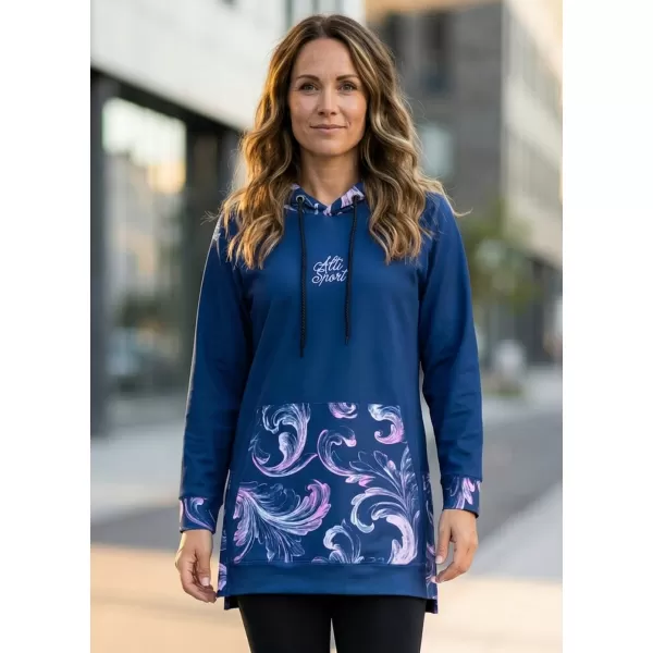  Funktionaler Sweatshirt -Prämie von Frauen ALTISPORT VOJ/ALW065MI03 DUNKELBLAU 