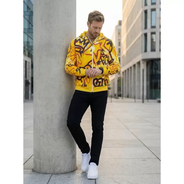  Herren -Sweatshirt auf Reißverschlussprämie ALTISPORT VOJ/ALM054MI02 BERNSTEIN 