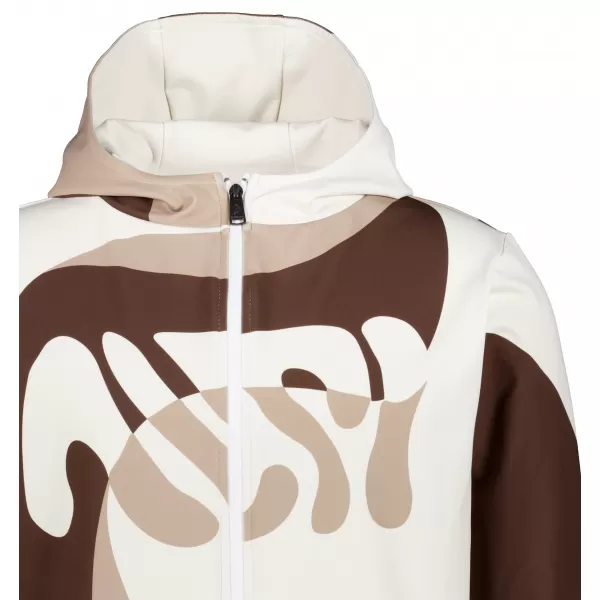  Herren -Sweatshirt auf Reißverschlussprämie ALTISPORT VOJ/ALM056MI02 BRAUN 
