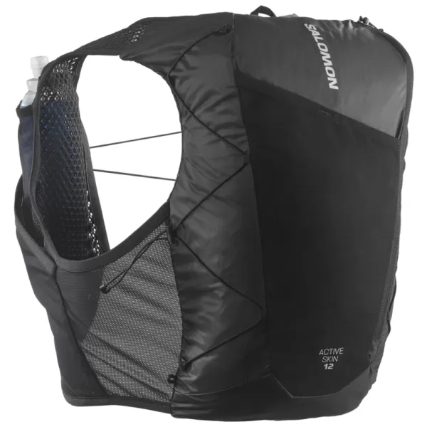  Herrenrucksack SALOMON ACTIVE SKIN 12 SET LC2177400 SCHWARZ/METALL 