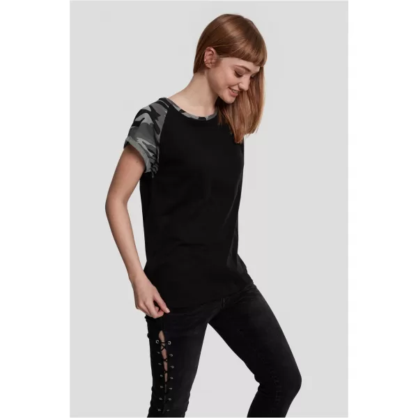 Hemd URBAN CLASSICS TB1913 SCHWARZ/DUNKLER CAMO 