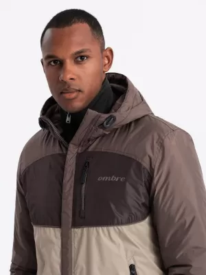 Jacke OMBRE C447 BEIGE/BRAUN
