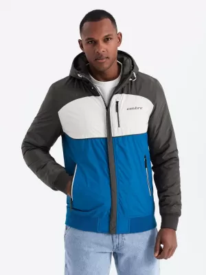 Jacke OMBRE C447 BLAU/WEIß/MARINEBLAU
