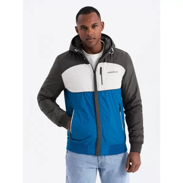  Jacke OMBRE C447 BLAU/WEIß/MARINEBLAU 
