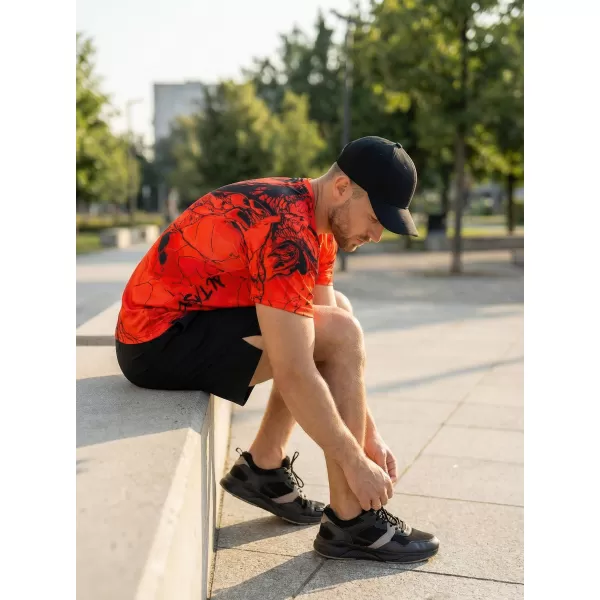  Männer funktionaler T -Shirt Premium ALTISPORT VOJ/ALM071TR01 ROT 