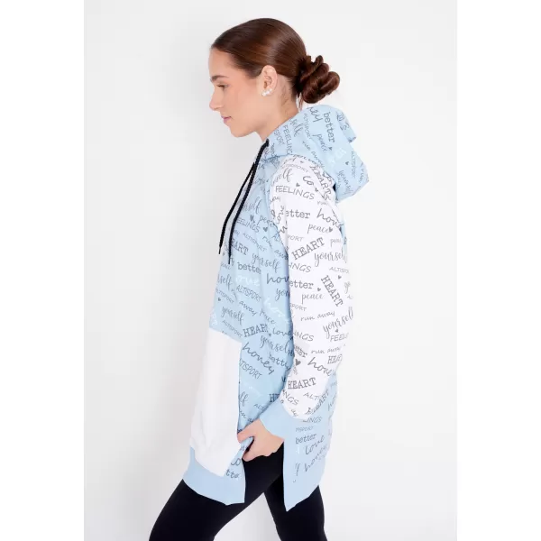  Funktionaler Sweatshirt -Prämie von Frauen ALTISPORT VOJ/ALW067MI03 BABYBLAU 