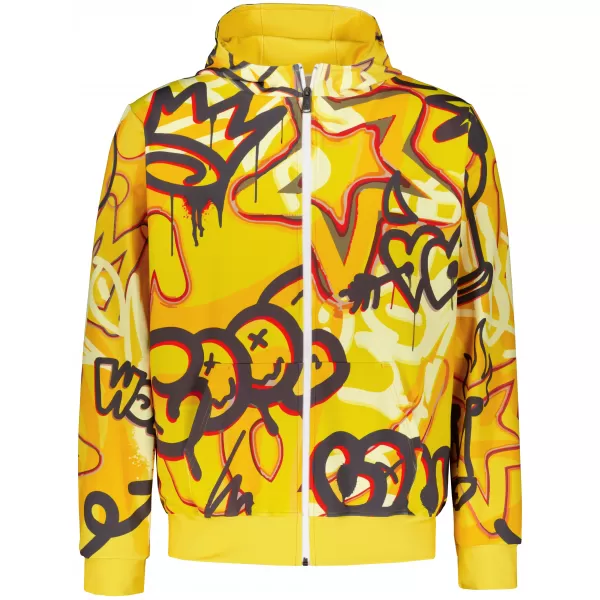  Herren -Sweatshirt auf Reißverschlussprämie ALTISPORT VOJ/ALM054MI02 BERNSTEIN 