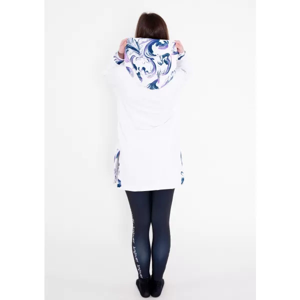  Funktionaler Sweatshirt -Prämie von Frauen ALTISPORT VOJ/ALW065MI03 WEIß/LILA 