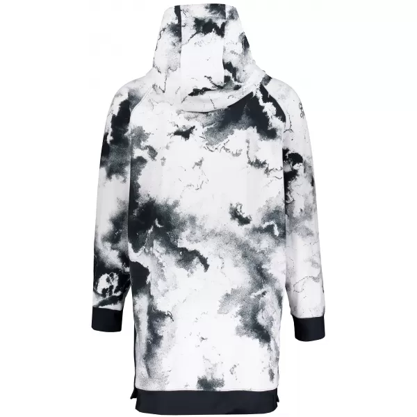 Funktionaler Sweatshirt -Prämie von Frauen ALTISPORT VOJ/ALW066MI03 WEIß -UND -SCHWARZ 