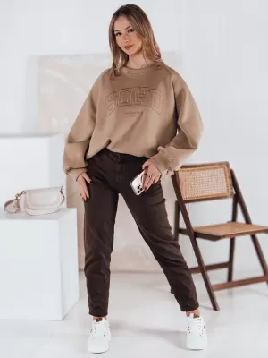 Damen Sweatshirt DSTREET BY1351 KARAMELL