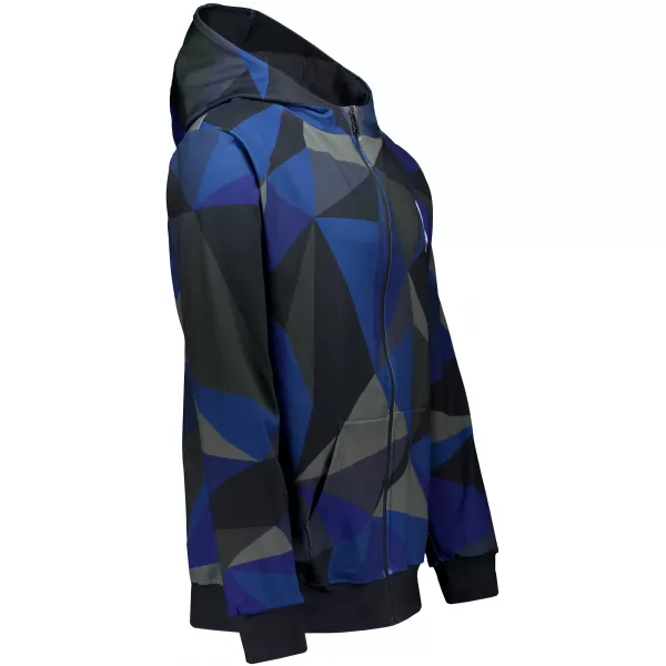  Herren -Sweatshirt auf Reißverschlussprämie ALTISPORT VOJ/ALM007MI02 DUNKELBLAU 