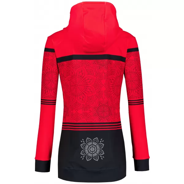  Frauen -Sweatshirt bei Reißverschlussprämie ALTISPORT VOJ/ALW023MI02 ROT 