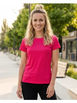 Frauenfunktional T -Shirt Premium ALTISPORT VOJ/ALW075TR01 LEUCHTEND ROT