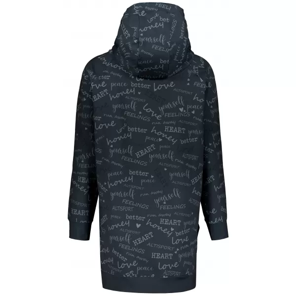  Funktionaler Sweatshirt -Prämie von Frauen ALTISPORT VOJ/ALW067MI03 SCHWARZ 