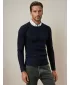 Herrenpullover DSTREET WX2294 DUNKELBLAU
