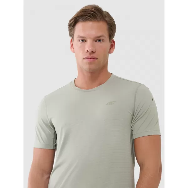  Herren -funktionales Hemd 4F WSS25TFTSM1215 OLIVE 