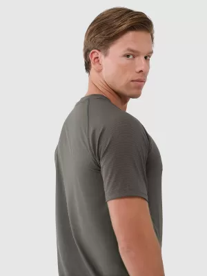 Herren -funktionales Hemd 4F WSS25TFTSM1217 BRAUN