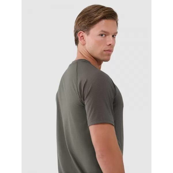  Herren -funktionales Hemd 4F WSS25TFTSM1217 BRAUN 
