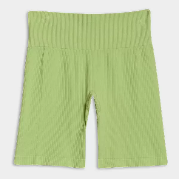  Damenkürzige Leggings 4F WSS25TFSTF014 HELLGRÜN 