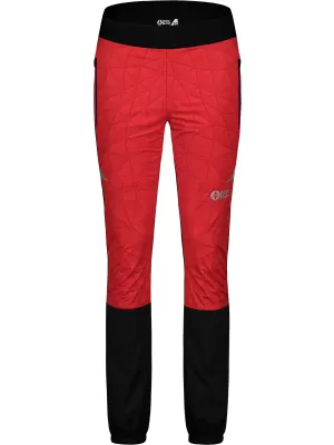Leicht wasserdichte Softshellhosen für Frauen in Frauen NORDBLANC FINDING NBWPL8104 ROT