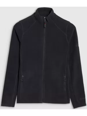 Damens Sweatshirt 4F WSS25TFLEF305 TIEF SCHWARZ
