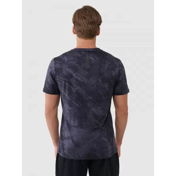  Herren -funktionales Hemd 4F WSS25TFTSM1216 SCHWARZE ALOVER 