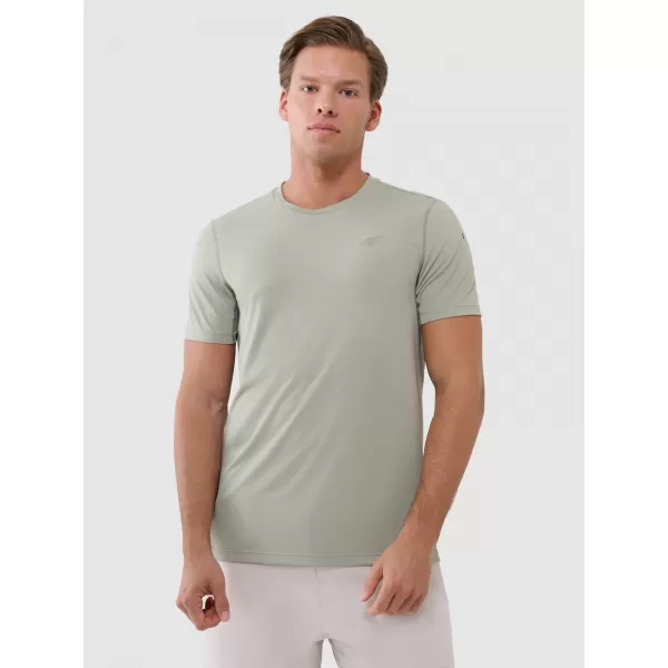  Herren -funktionales Hemd 4F WSS25TFTSM1215 OLIVE 