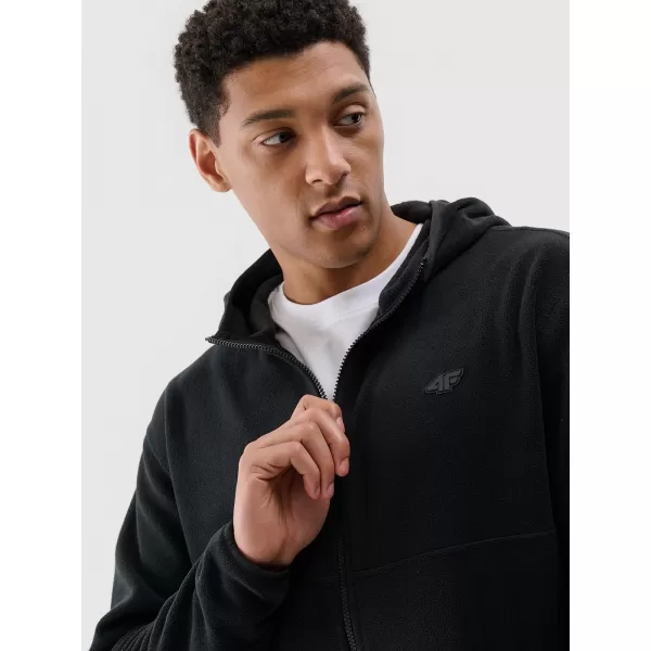 Fleece Sweatshirt 4F WMM00TFLEM317 TIEF SCHWARZ 