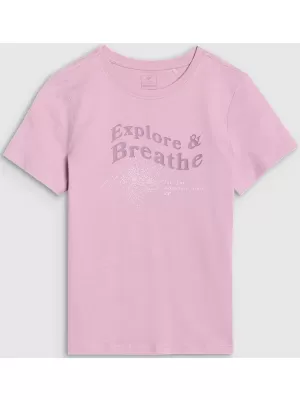 T -Shirt 4F JWSS25TTSHF1854 LICHT VIOLETT