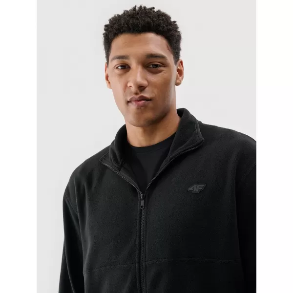  Fleece Sweatshirt 4F WMM00TFLEM316 TIEF SCHWARZ 