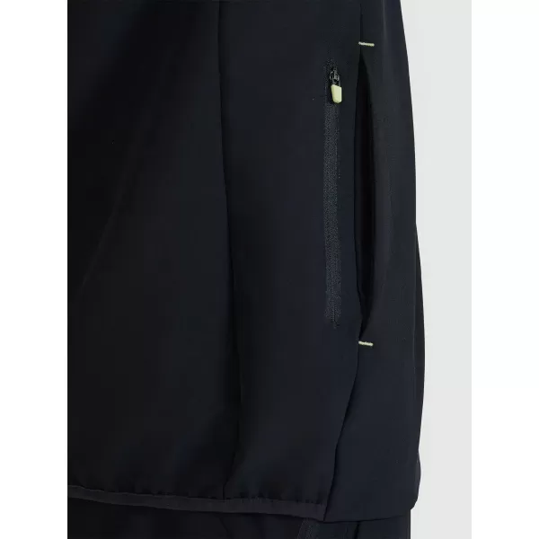 Männer funktionales Sweatshirt 4F WSS25TFSWM458 TIEF SCHWARZ 