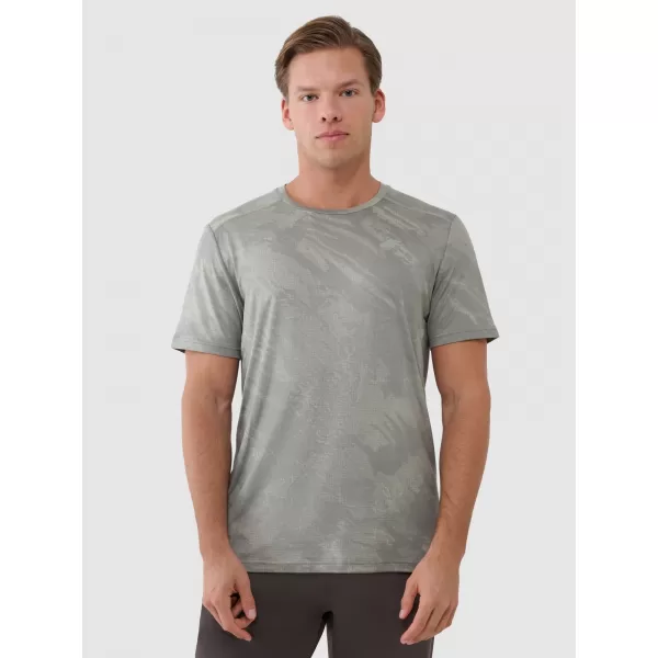  Herren -funktionales Hemd 4F WSS25TFTSM1216 OLIVENALLOVER 
