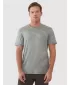 Herren -funktionales Hemd 4F WSS25TFTSM1216 OLIVENALLOVER