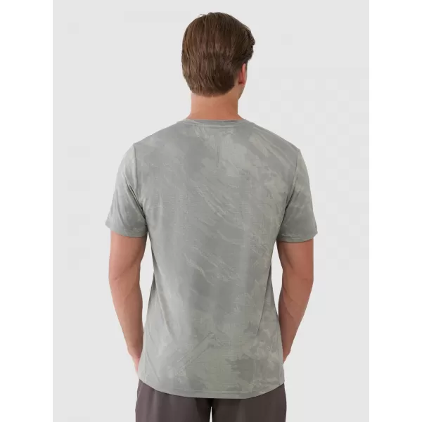  Herren -funktionales Hemd 4F WSS25TFTSM1216 OLIVENALLOVER 
