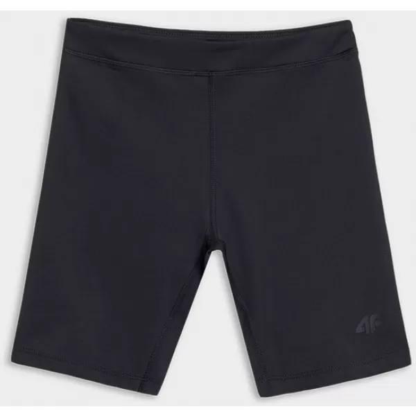  Elastische Shorts für Kinder 4F JWSS25TFSTF041 TIEF SCHWARZ 