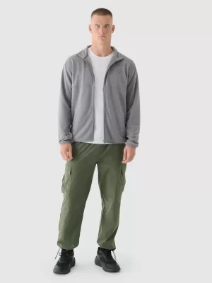Fleece Sweatshirt 4F WMM00TFLEM316 GRAU