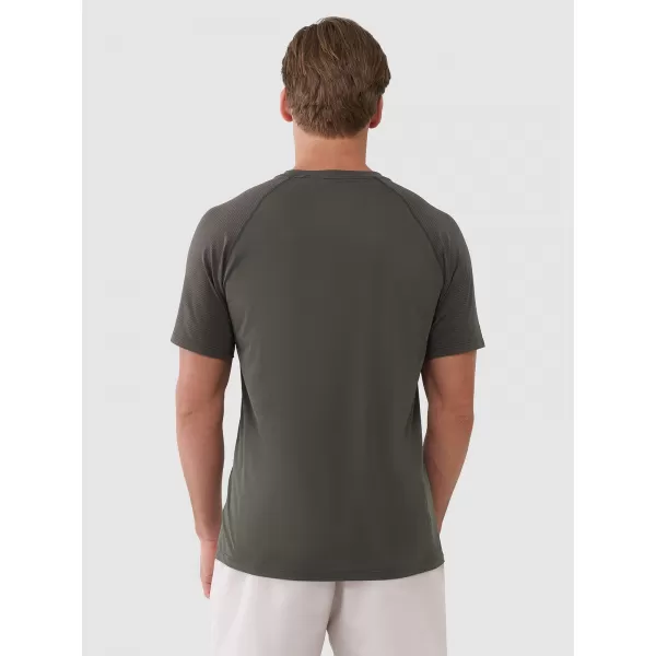  Herren -funktionales Hemd 4F WSS25TFTSM1217 BRAUN 