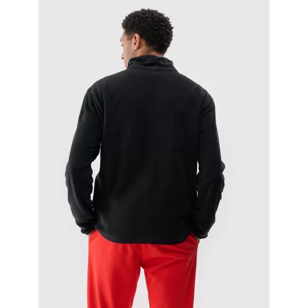  Fleece Sweatshirt 4F WMM00TFLEM316 TIEF SCHWARZ 