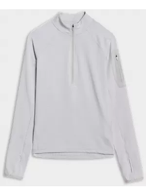 Funktionelles Sweatshirt 4F WSS25TFSWF476 KALTES HELLGRAU