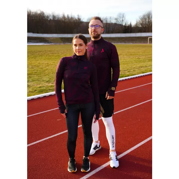  Frauen Sport Sweatshirt Premium Plus ALTISPORT VOJ/ALW072MI04 WEINRÖTET 