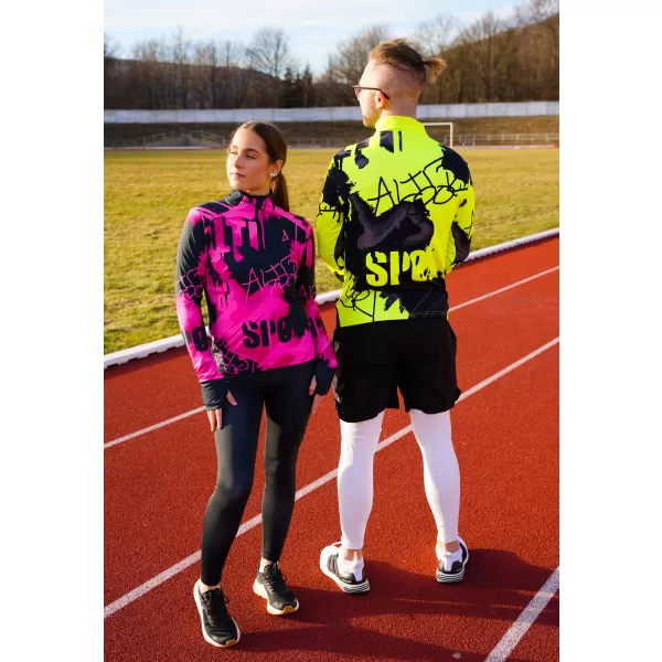  Frauen Sport Sweatshirt Premium Plus ALTISPORT VOJ/ALW076MI04 HEIßROSA 