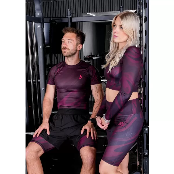  Männersport -Leggings über den Knien der Prämie ALTISPORT VOJ/ALM072LEG02 WEINRÖTET 