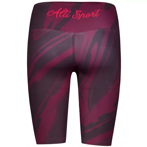  Frauen -Leggings über den Knien Premium ALTISPORT VOJ/ALW072LEG02 WEINRÖTET 