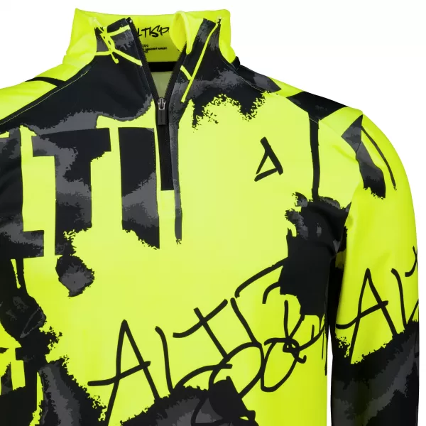  Herren Sport Sweatshirt Premium Plus ALTISPORT VOJ/ALM076MI04 FLUO-GELB 