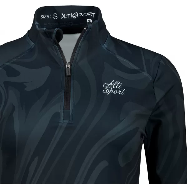  Frauen Sport Sweatshirt Premium Plus ALTISPORT VOJ/ALW072MI04 SCHWARZ 