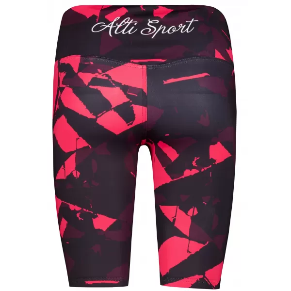  Frauen -Leggings über den Knien Premium ALTISPORT VOJ/ALW080LEG02 WEINRÖTET 