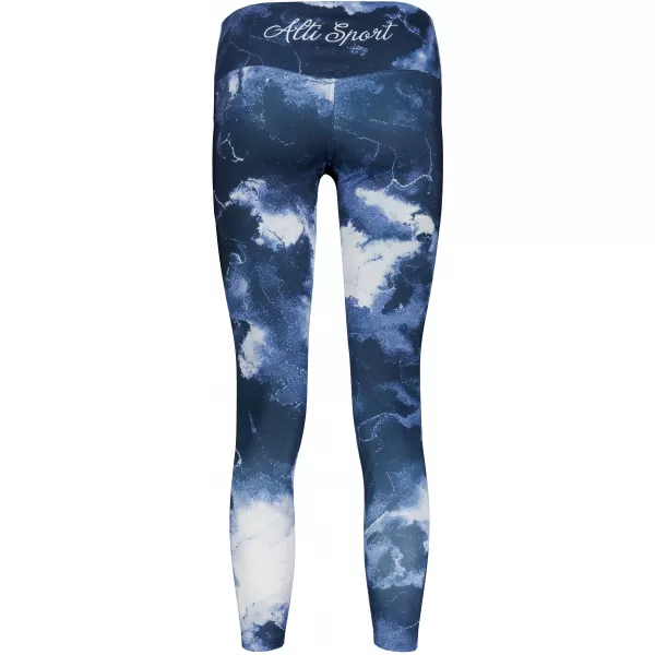  Lange Leggings für Frauen Premium ALTISPORT VOJ/ALW066LEG01 DUNKELBLAU 