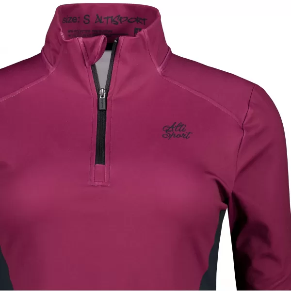  Frauen Sport Sweatshirt Premium Plus ALTISPORT VOJ/ALW078MI04 WEINRÖTET 